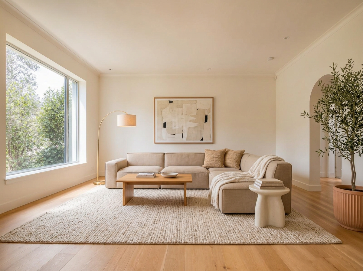 Living room after upgrades