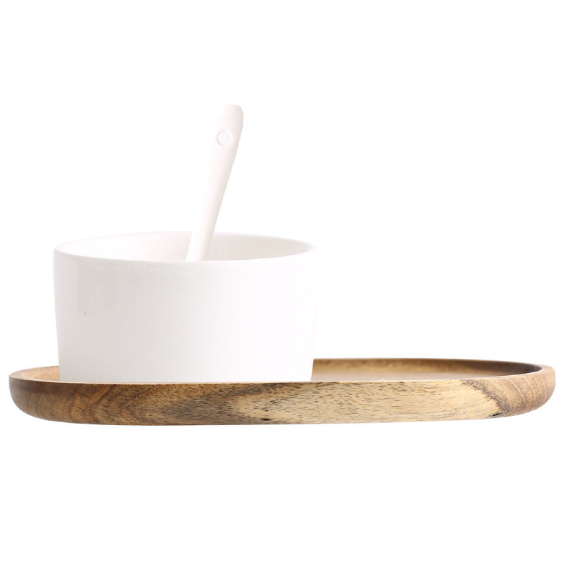 DecoraDepot™ - Dessert Bowl Wooden Tray