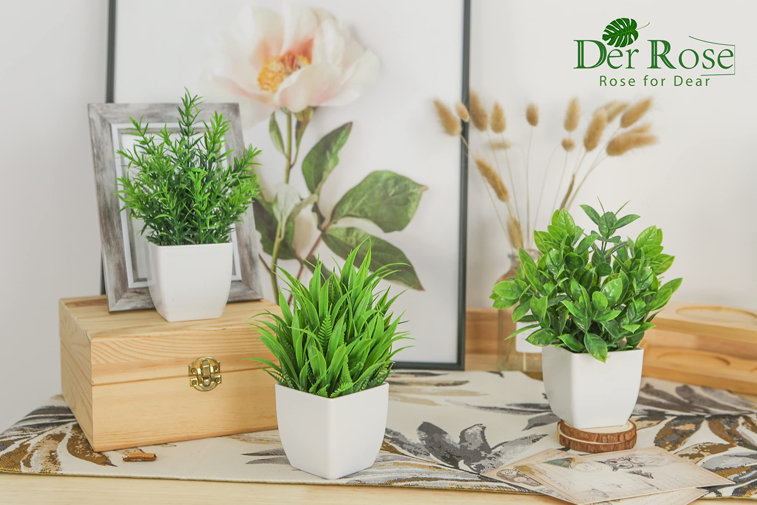 DecoraDepot™ - 4 Packs Fake Plants