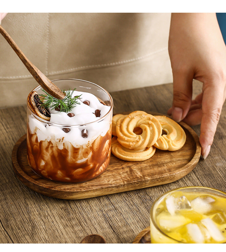 DecoraDepot™ - Dessert Bowl Wooden Tray